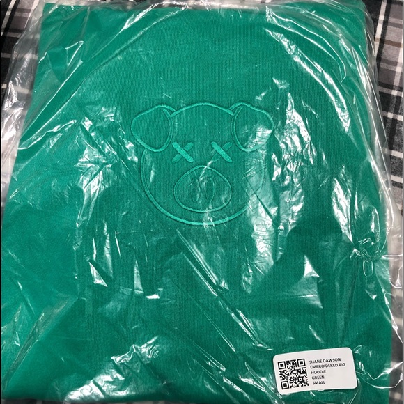 Embroidered Logo Hoodie EmeraldShane Dawson NEW - Picture 5 of 6